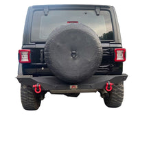 Load image into Gallery viewer, MTNTOPCN Aluminum Rear Bumper - Fits Jeep Wrangler JL/JLU 2018-2024 - Lightweight OffRoad Design - with License Plate Mount