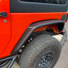 Load image into Gallery viewer, MTNTOPCN OffRoad Design Steel Tube Fender Flares Front & Rear Compatible for Jeep Wrangler 2007-2018 JK & JKU Unlimited 2 Door and 4 Door Models