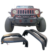 Load image into Gallery viewer, MTNTOPCN Steel Fender Flares compatible for 2007-2018 Jeep Wrangler - Enhance Your Off-Roading Experience with Superior Style and Durability