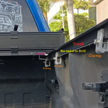 Load image into Gallery viewer, MTNTOPCN Aluminum Quad Fold Tonneau Cover Compatible for 2015-2024 Ford F150 Double Cab/Crew Cab (SuperCrew) (incl. Raptor/Lightning) 5' 7" Bed (67.1")