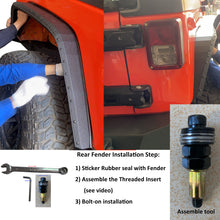 Load image into Gallery viewer, MTNTOPCN Steel Fender Flares compatible for 2007-2018 Jeep Wrangler - Enhance Your Off-Roading Experience with Superior Style and Durability