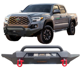 OMP Offroad Custom Front Bumper Compatible for Toyota Tacoma 2016-2023 - 3rd Gen Tacoma Enhanced Protection and Style