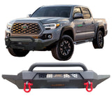 OMP Offroad Custom Front Bumper Compatible for Toyota Tacoma 2016-2023 - 3rd Gen Tacoma Enhanced Protection and Style