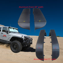 Load image into Gallery viewer, MTNTOPCN Aluminum Fender Flares Front &amp; Rear Compatible for Jeep Wrangler 2007-2018 JK &amp; JKU Unlimited, Revamp Your Jeep: 2007-2018 Jeep Wrangler Fender Flares for Off-Road Adventures