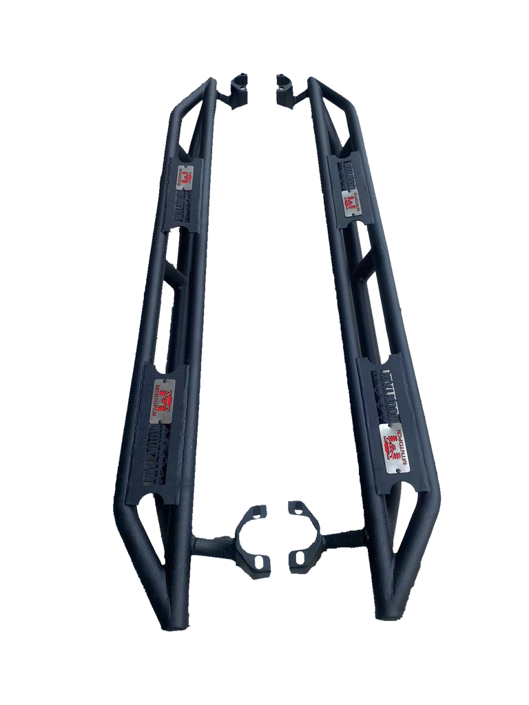MTNTOPCN Tube Side Step Compatible for  2007-2018 Jeep Wrangler JK & JKU Unlimited 4 Door