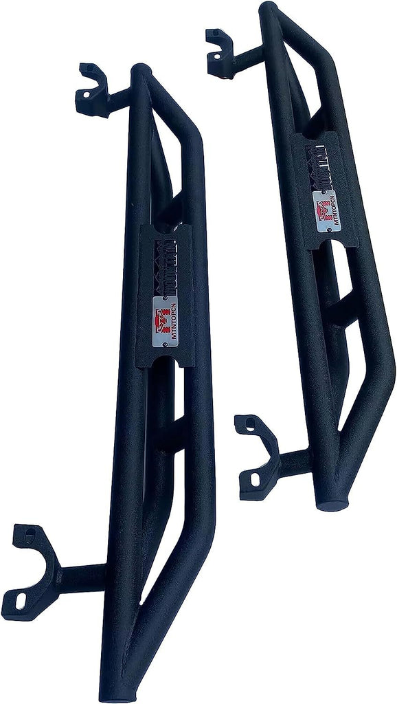 MTNTOPCN Running Boards Nerf Bars 3 Tube Side Step Bar Compatible for 2007-2018 Jeep Wrangler JK JKU 2 Door